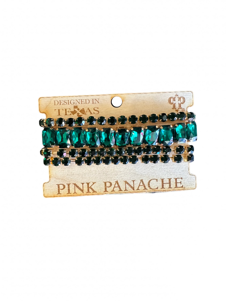 Pink Panache Emerald Green Strand Bracelet
