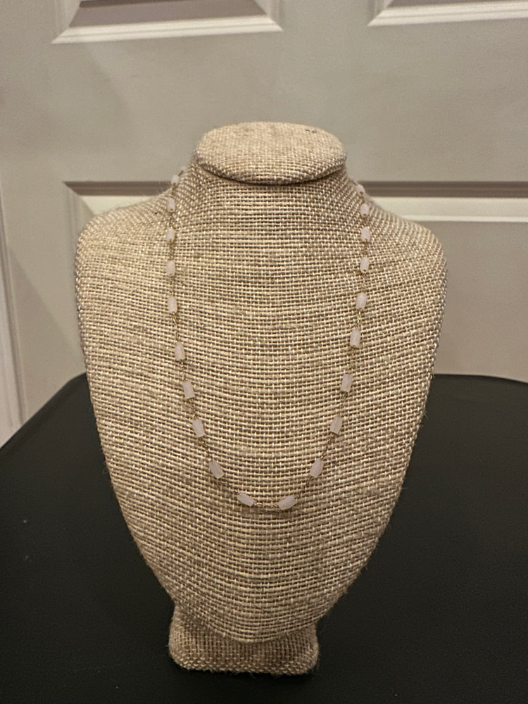 Alex Carol Barrel Crystal Necklace