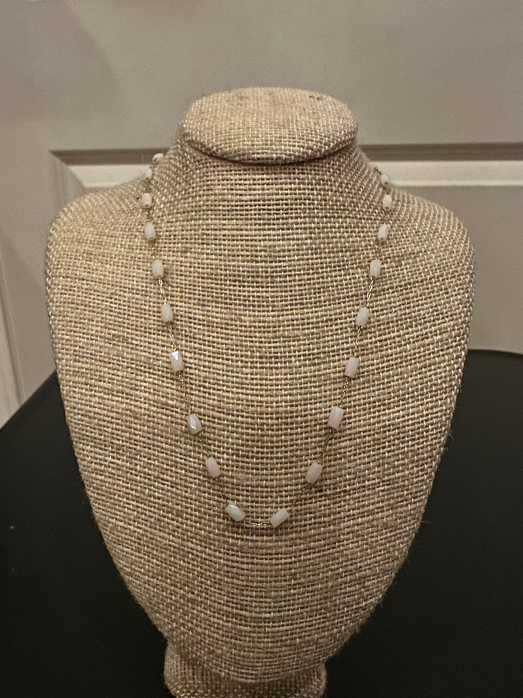 Alex Carol Barrel Crystal Necklace