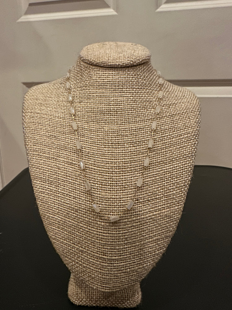 Alex Carol Barrel Crystal Necklace