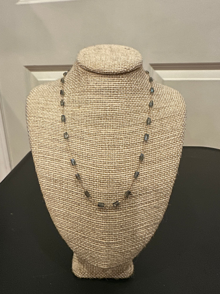 Alex Carol Barrel Crystal Necklace