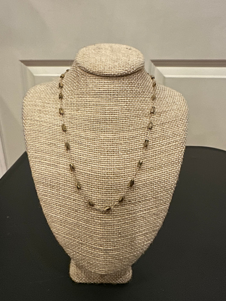 Alex Carol Barrel Crystal Necklace