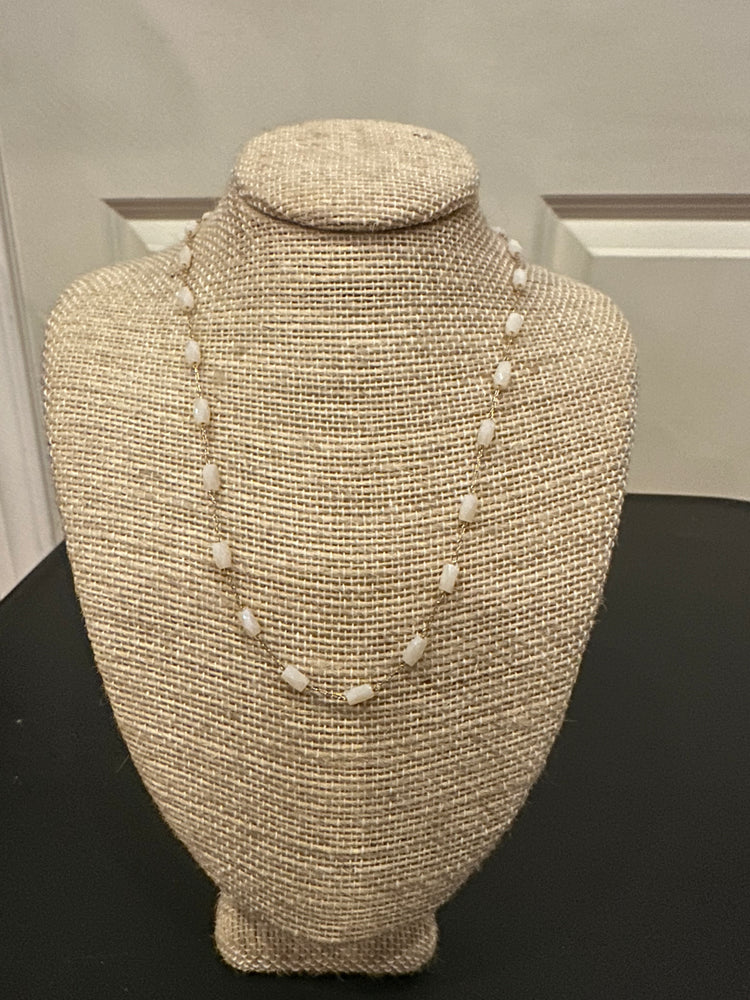 Alex Carol Barrel Crystal Necklace