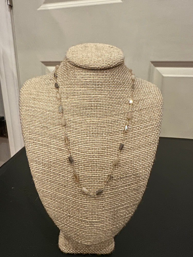 Alex Carol Barrel Crystal Necklace