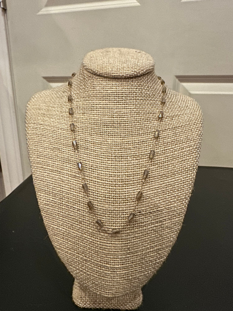 Alex Carol Barrel Crystal Necklace