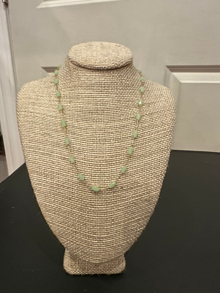 Alex Carol Barrel Crystal Necklace