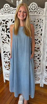 Gilli Denim Maxi Dress MD10352