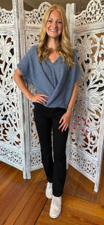 Mica Black High Rise Straight Jean
