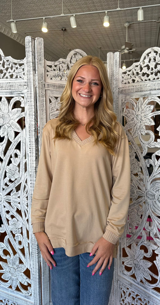 Mud Pie Willy Long Sleeve Tee Top 85100202