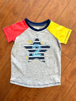 Mud Pie Boy I am Two Birthday Shirt 15100110