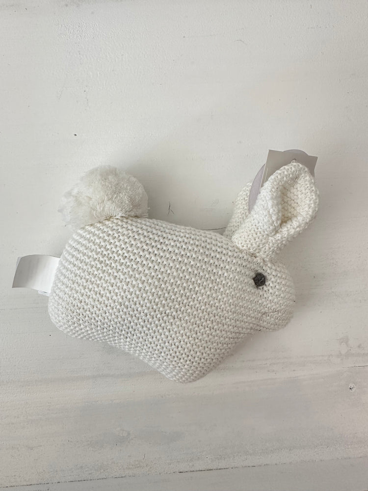 Mud Pie Knit Bunny Rattles 12110028