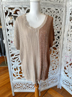 Cozy Co Brown Sleeveless Sweater BS1819