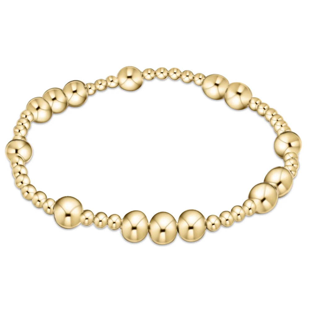 Enewton EXTENDS hope unwritten 6mm bead bracelet - gold BEXHOPUNWG6