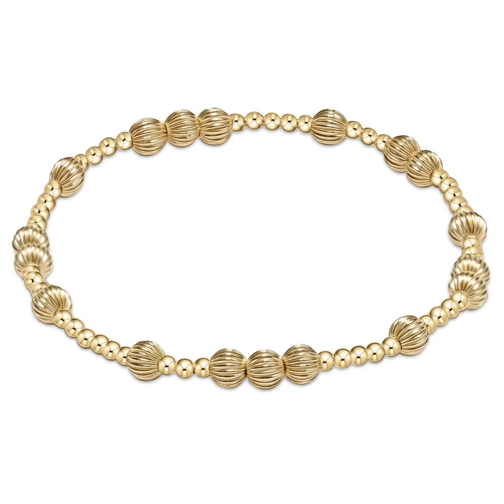 Enewton EXTENDS hope unwritten dignity 5mm bead bracelet - gold BEXHOPUNWDIGG5