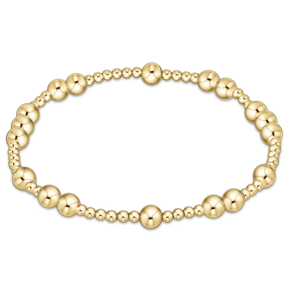 Enewton EXTENDS hope unwritten 5mm bead bracelet - gold BEXHOPUNWG5