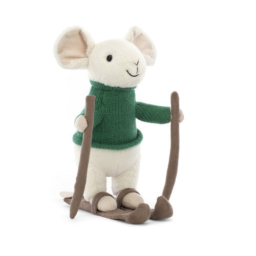 Jellycat I am Merry Mouse Skiing MER3S