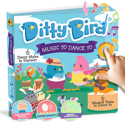 Ditty Bird Music To Dance To Interactive Book