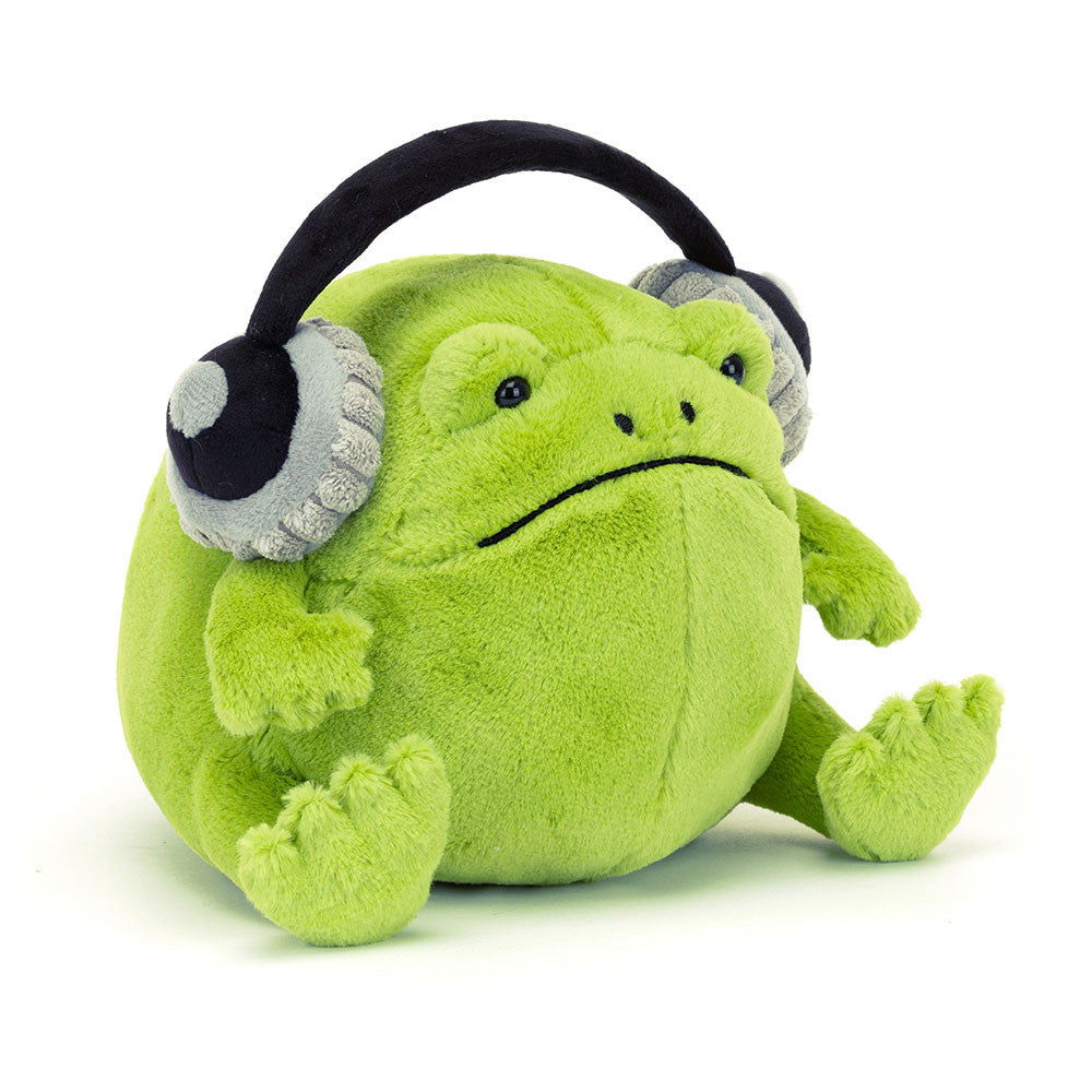 Jellycat I am Ricky Rain Frog with Headphones RR3FH