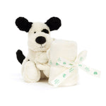 Jellycat I am Bashful Black & Cream Puppy Soother STH4BCP