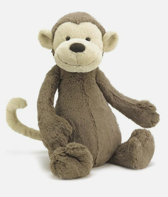 Jellycat I am Small Bashful Monkey BASS6MK