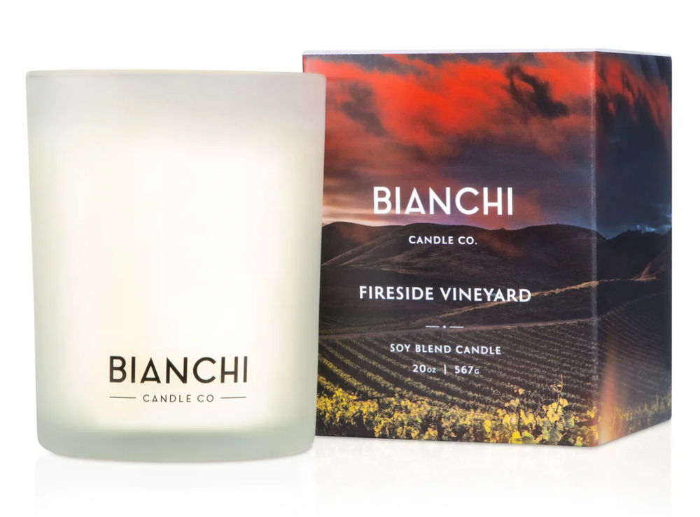 Bianchi Fireside Vineyard 20 Oz Candle