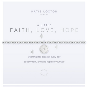 
            
                Load image into Gallery viewer, Katie Loxton A Little Faith, Love, Hope Bracelet KLJ3345
            
        
