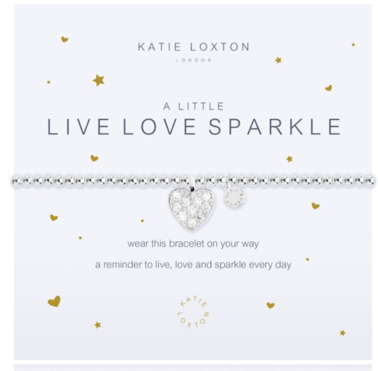 Katie Loxton A Little Live Love Sparkle Bracelet KLJ2106