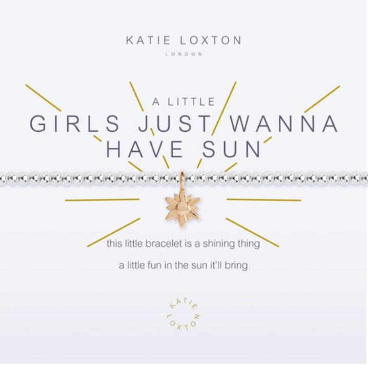 Katie Loxton A Little Girls Just Wanna Have Sun Bracelet KLJ2530