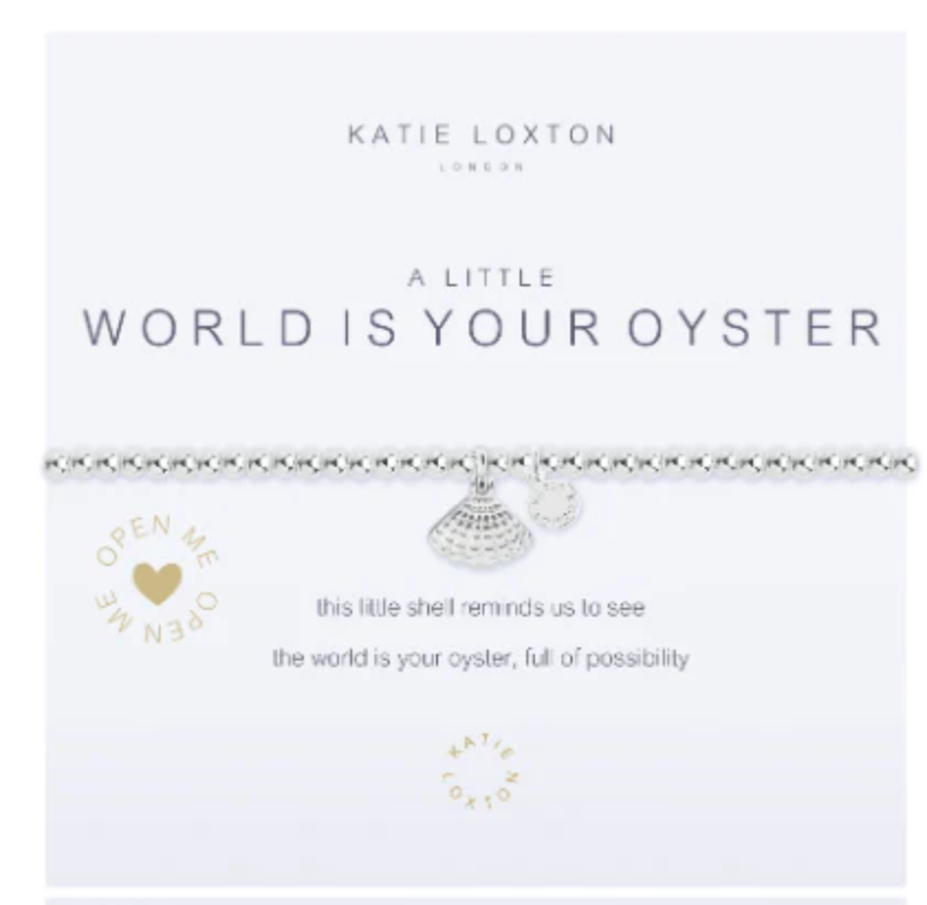 Katie Loxton A Little The World is Your Oyster Bracelet KLJ1476