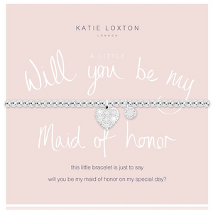 
            
                Load image into Gallery viewer, Katie Loxton A Little Will You be My Maid of Honour Bracelet KLJ2104
            
        