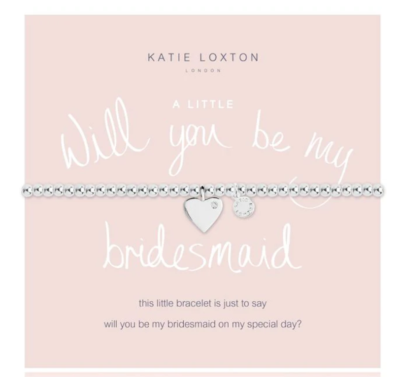 Katie Loxton A Little Will You be My Bridesmaid Bracelet KLJ2110