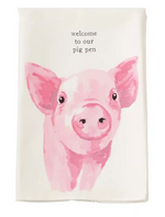 Mud Pie Pig Farm Towel 41500108P