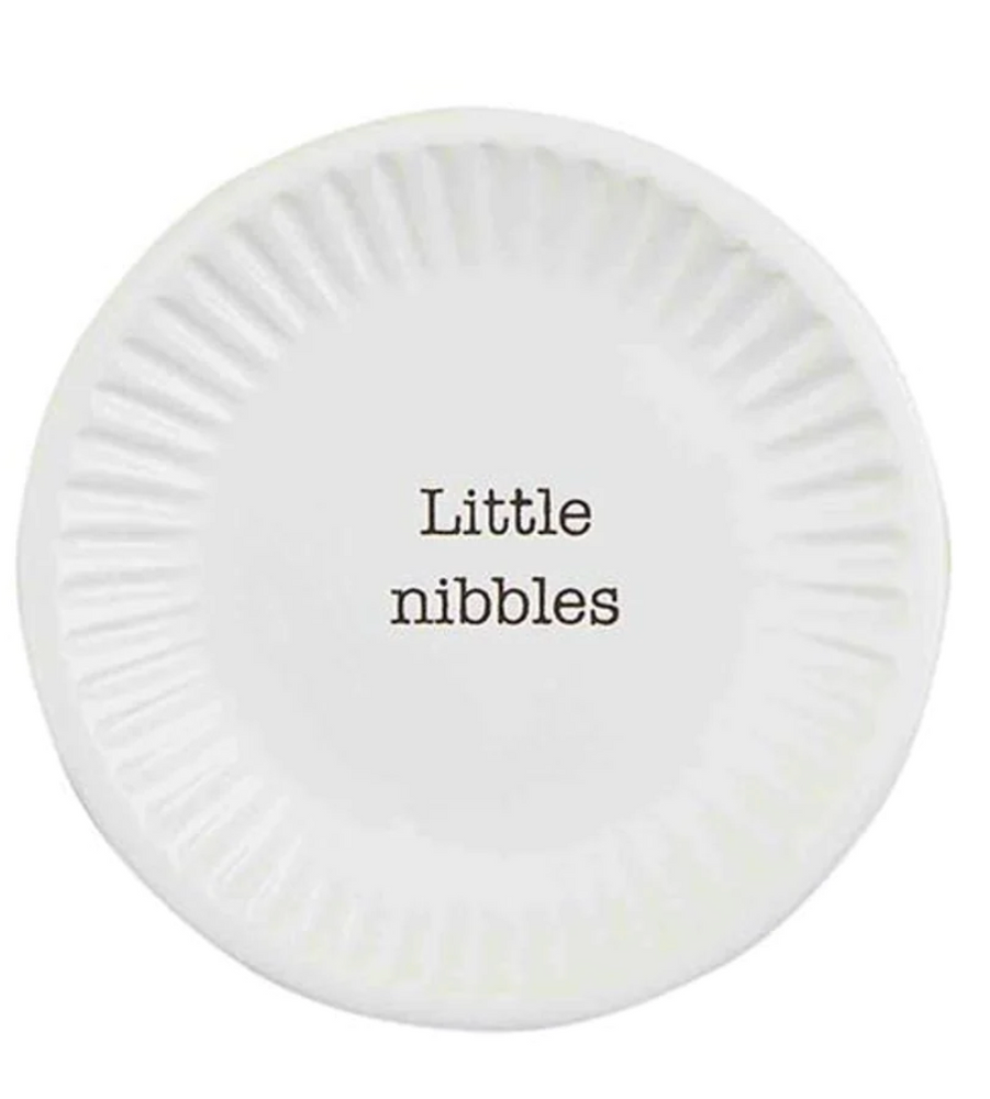 Mud Pie Nibbles Plate 41230016L