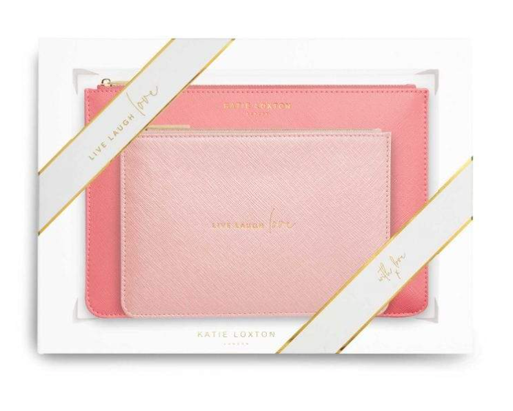 
            
                Load image into Gallery viewer, Katie Loxton Live Laugh Love Perfect Pouch Set
            
        