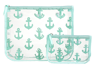 Bogg Bag Inserts Turquoise Anchors