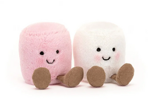 Jellycat We Are Amuseable Pink & White Marshmallows  - A6MPW