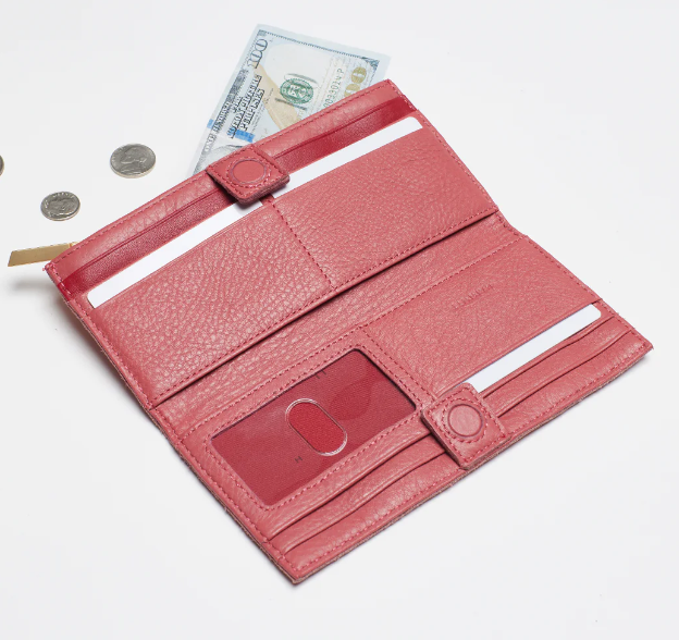 Hammitt 110 North Wallet - Rouge Pink