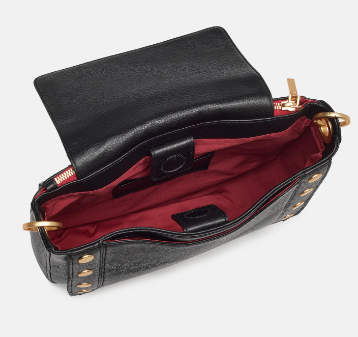 Hammitt Kayce Saddle - Black/Red Zip