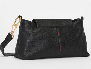 Hammitt VIP Satchel - Black/Brushed Gold