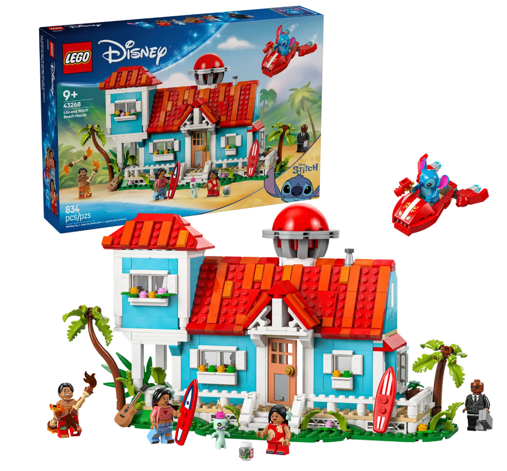 LEGO Disney Lilo and Stitch Beach House 43268