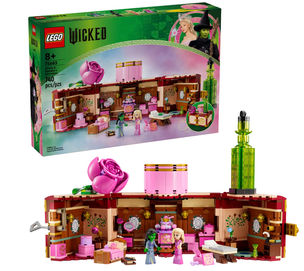 LEGO Wicked Glinda & Elphaba's Dormitory 75683