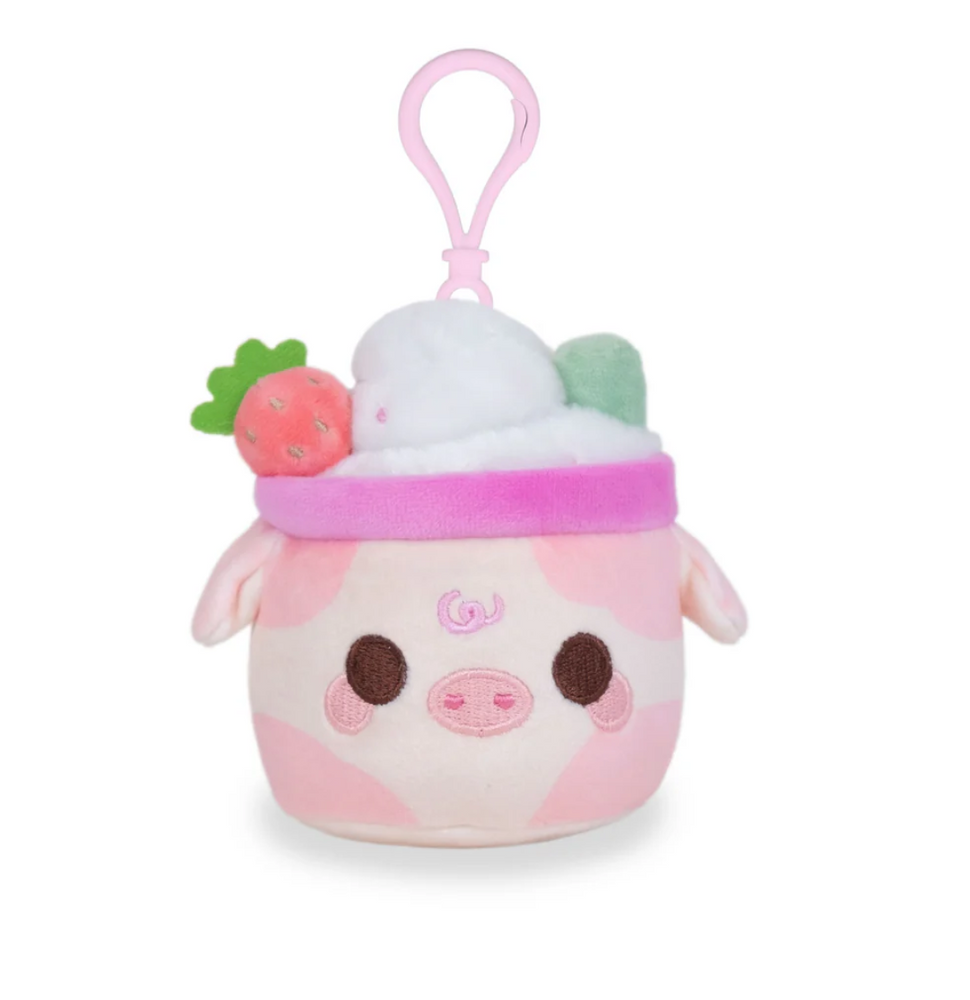 Cuddle Barn Mini Strawberry Mooshake Clip