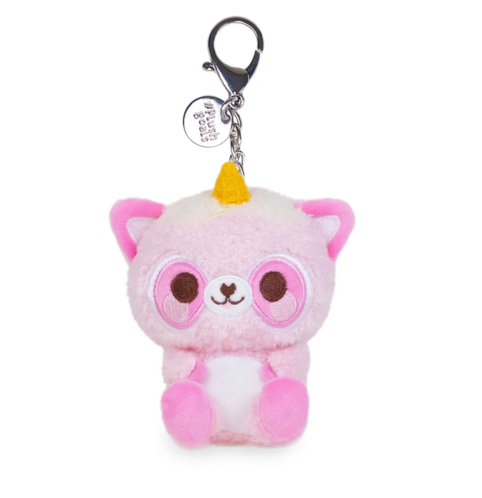 Cuddle Barn Mini Roxy the Kawaii Raccoon Keychain