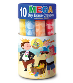 The Piggy Story Pirate Dry Erase Crayons Set of 10