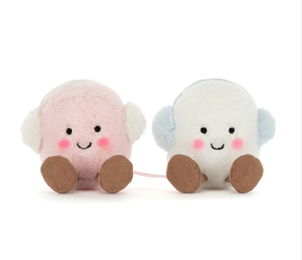 Jellycat Amuseables Toastie Pink and White Marshmallows - A6MPWT