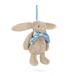 Jellycat Bashful Beige Bunny Decoration - BAS6BD