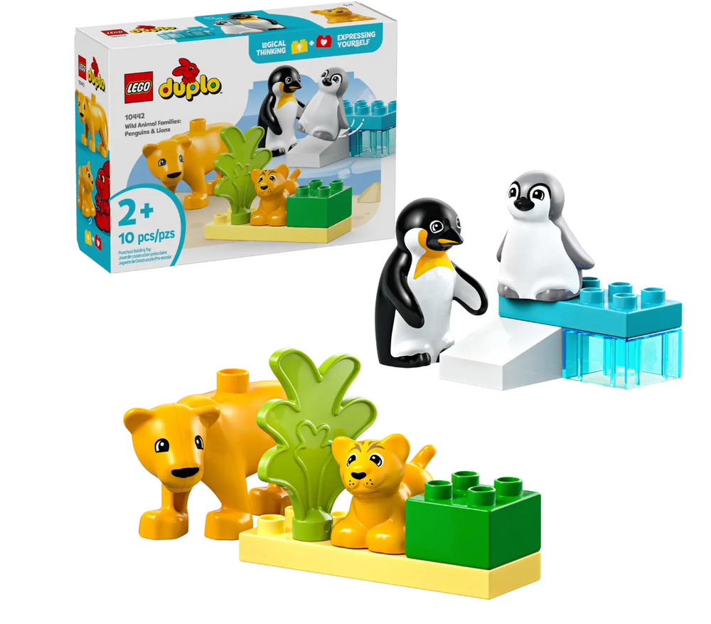 LEGO Duplo Wild Animals Families: Penguins & Lions 10442
