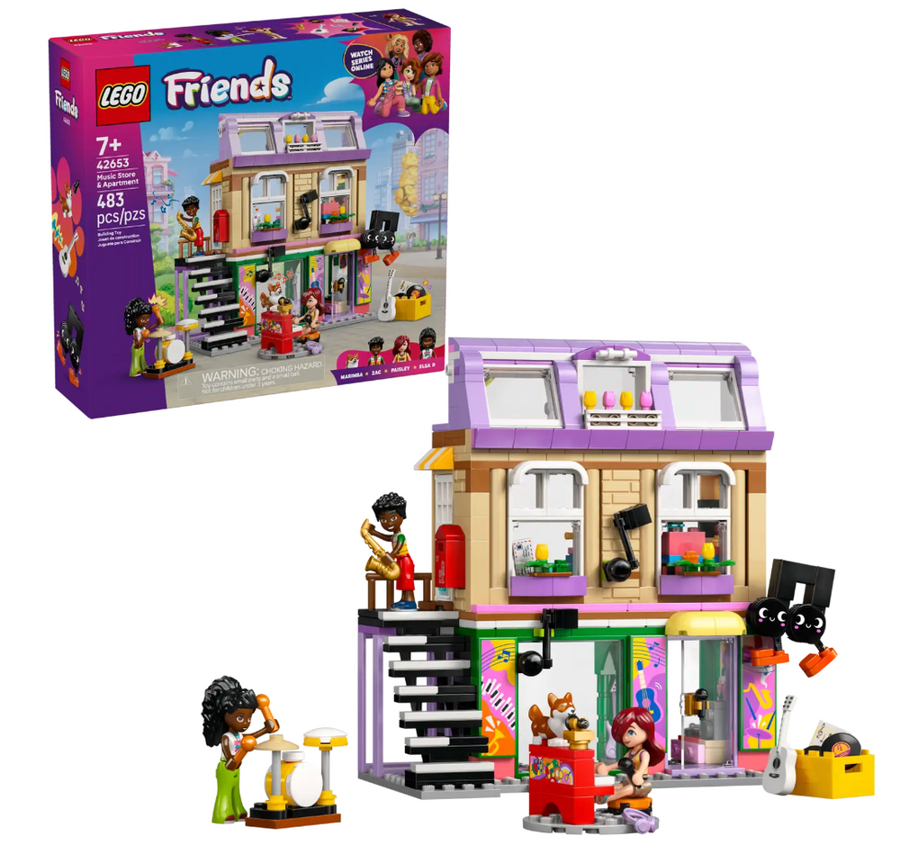 Lego Friends Music Store & Apartment 42653