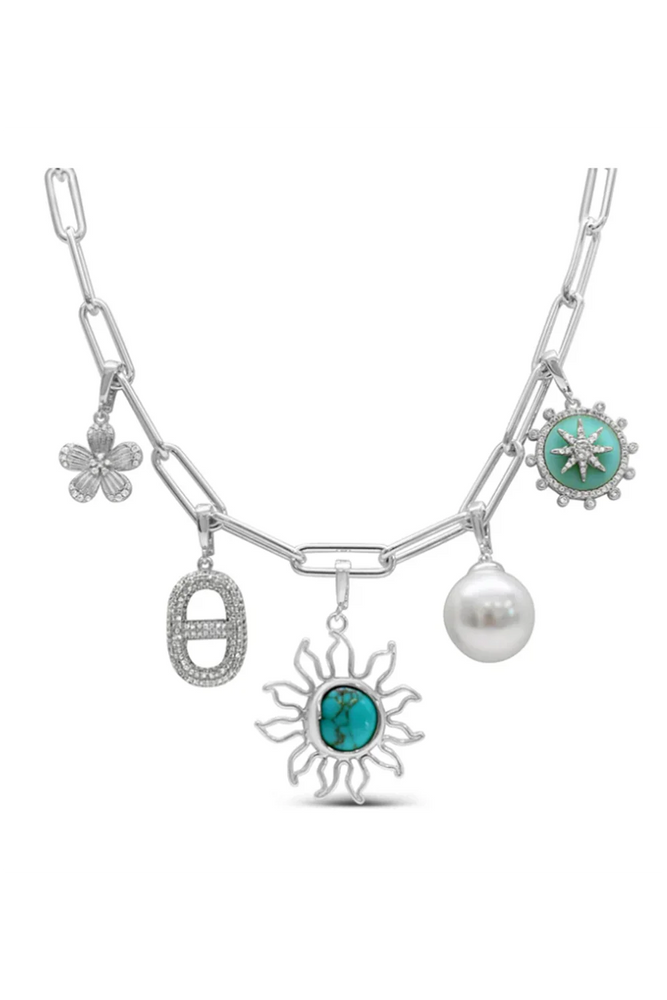 Charm Era Pre-Made Silver Daydream Charm Necklace CE-1010-S