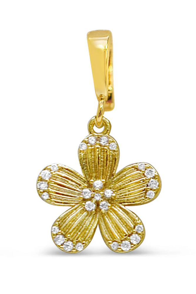 Charm Era Gold Sweet Flower Charm CE-136-G